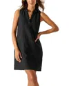 Tommy Bahama Two Palms Double Ruffle Dress In Black