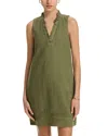 Tommy Bahama Two Palms Double Ruffle Dress In Dark Fern