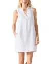 Tommy Bahama Two Palms Double Ruffle Dress In White