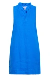 Tommy Bahama Two Palms Double Ruffle Linen Dress