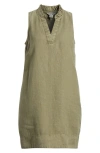 TOMMY BAHAMA TWO PALMS DOUBLE RUFFLE LINEN DRESS