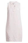 Tommy Bahama Two Palms Double Ruffle Linen Dress In Touch Of Pink