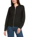 Tommy Bahama Two Palms Linen Bomber Jacket In Black