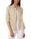 Tommy Bahama Two Palms Raw-edge Linen Jacket In Natural