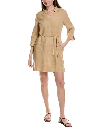 Tommy Bahama Two Palms Linen Shift Dress In Brown