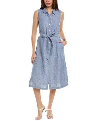 Tommy Bahama Two Palms Linen Shirtdress In Blue