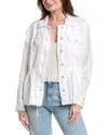 Tommy Bahama Two Palms Linen Utility Jacket In White