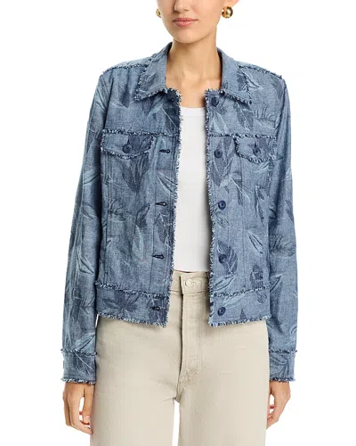 Tommy Bahama Two Palms Raw Edge Jacquard Jacket In Blue