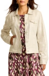 Tommy Bahama Two Palms Shimmer Linen Jacket In White