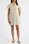 Tommy Bahama Two Palms Short Sleeve Linen Dress