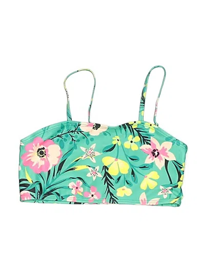 Pre-owned Tommy Bahama Kids' Two Piece Swimsuit In Green
