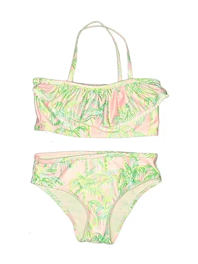 Pre-owned Tommy Bahama Kids' Two Piece Swimsuit In Green