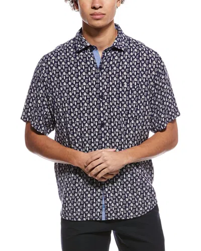 Tommy Bahama Veracruz Cay Poco Fronds Shirt In Black
