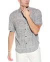 Tommy Bahama Veracruz Cay Rio Geo Shirt In Grey