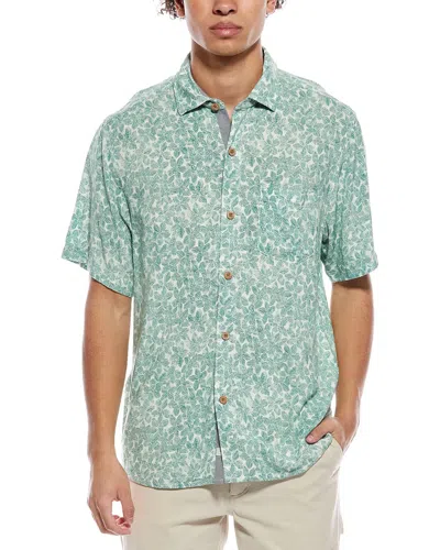 Tommy Bahama Veracruz Cay Sand Dollar Shirt In Green