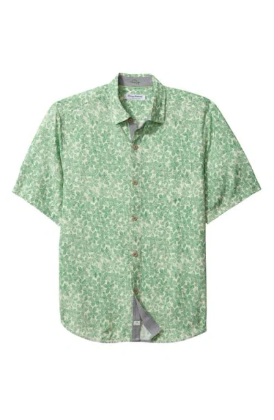 Tommy Bahama Veracruz Cay Sand Dollar Short Sleeve Button-up Shirt