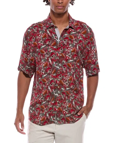Tommy Bahama Veracruz Cay Turf Toss-up Shirt In Red