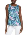 Tommy Bahama Villa Palms Top In Navy