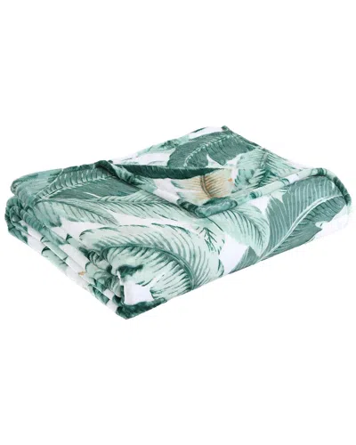 TOMMY BAHAMA TOMMY BAHAMA VINTAGE PALMS ULTRA SOFT PLUSH FLEECE BLANKET