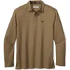 Tommy Bahama Vintage Vines Long Sleeve Five O'clock Islandzone® Piqué Polo