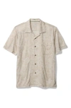 Tommy Bahama Vista Mar Islandzone® Camp Shirt In Khaki Sands