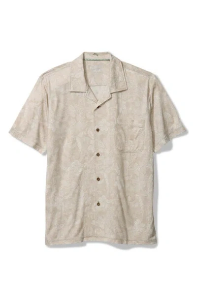 Tommy Bahama Vista Mar Islandzone® Camp Shirt In Khaki Sands