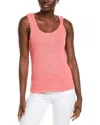 Tommy Bahama Water's Edge Scoop Neck Linen-blend Tank In Red