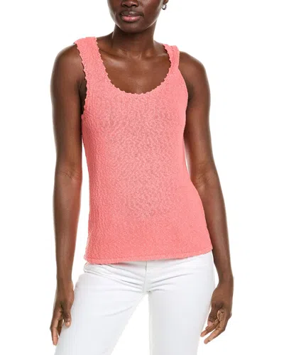 Tommy Bahama Water's Edge Scoop Neck Linen-blend Tank In Red