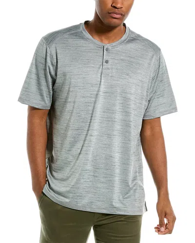 Tommy Bahama Wave Crest Henley T-shirt In Grey