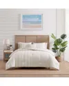 Tommy Bahama Bahama Weekend Stripe Washed Comforter Bonus Set In Neutral