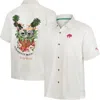 Tommy Bahama White New York Giants Coconut Matchup Camp Throwback Button-up Shirt In White