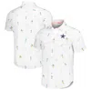 Tommy Bahama White Kansas City Chiefs Nova Wave Flocktail Button-up Shirt In White