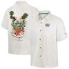 Tommy Bahama White New York Giants Coconut Matchup Camp Throwback Button-up Shirt In White
