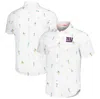 Tommy Bahama White Kansas City Chiefs Nova Wave Flocktail Button-up Shirt In White