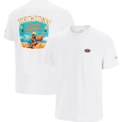 Tommy Bahama White San Francisco 49ers Sport Torchdown Graphic T-shirt