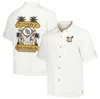 TOMMY BAHAMA TOMMY BAHAMA WHITE TAMPA BAY RAYS PITCHER'S PARADISO BUTTON-UP CAMP SHIRT
