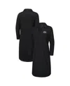 Tommy Bahama Black San Francisco 49ers Ashby Isles Three-quarter Length Sleeve Pullover Jersey Dress In Black