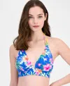 TOMMY BAHAMA WOMEN'S ISOLA VITA REVERSIBLE HALTER BIKINI TOP