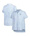 Tommy Bahama Women's Light Blue Kentucky Wildcats Legacy Leaves Camp Button-up Shirt In Light Blue