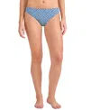 Tommy Bahama Palm Modern Mosaic Hipster Bikini Bottoms In Blue