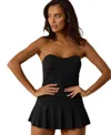 Tommy Bahama Bandeau Swimsuit Dress In Black