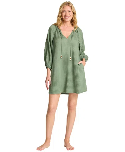 Tommy Bahama Women's Stripe Dress In Green