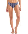 Tommy Bahama Women's Striped Reversible Bottom In Mare Navy