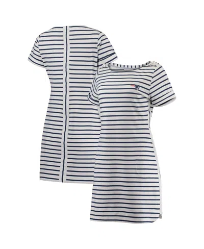 Tommy Bahama Women's White New England Patriots Tri-blend Jovanna Striped Dress