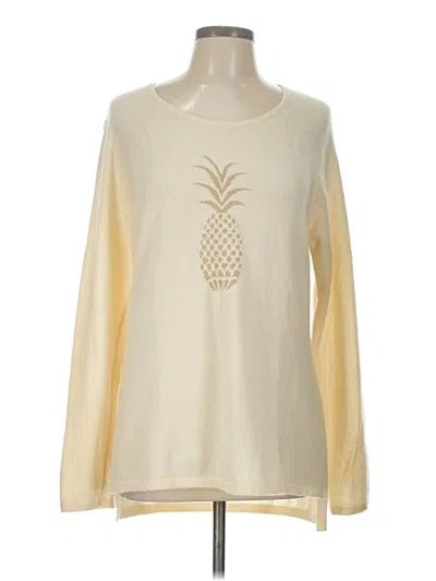 Pre-owned Tommy Bahama Wool Pullover Sweater In Gold