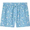 Tommy Bahama Woven Cotton Poplin Boxers In Blue