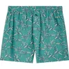 Tommy Bahama Woven Cotton Poplin Boxers In Green