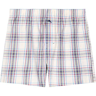 Tommy Bahama Woven Cotton Poplin Boxers In White