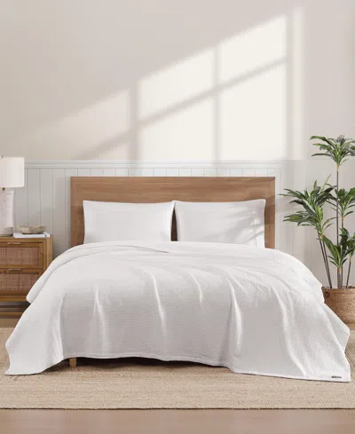 Tommy Bahama Woven Yarn Dyed Cotton Blanket, King