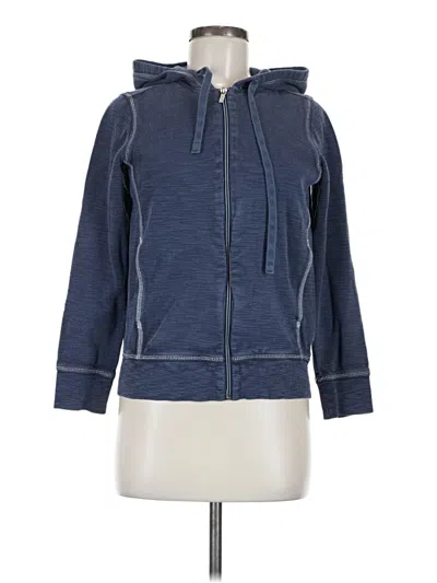 Pre-owned Tommy Bahama Zip Up Hoodie In Blue